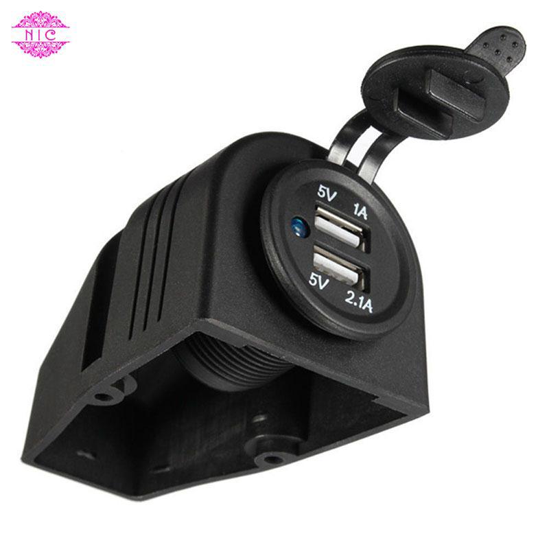Bộ sạc 2 cổng USB trên xe ô tô tiện lợi