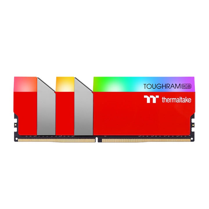KIT Ram Thermaltake TOUGHRAM RGB 16GB (8GBx2) DDR4 3600MHz RED RG25D408G X2- 3600C18A