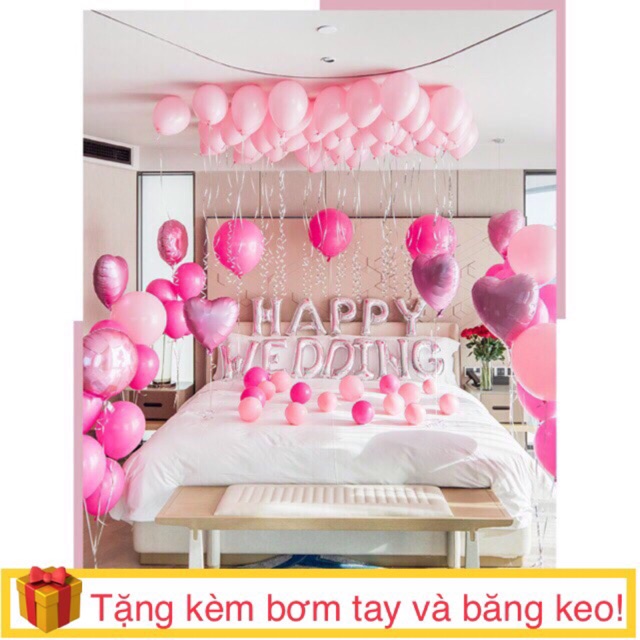 Set bóng trang trí phòng cưới- MS6