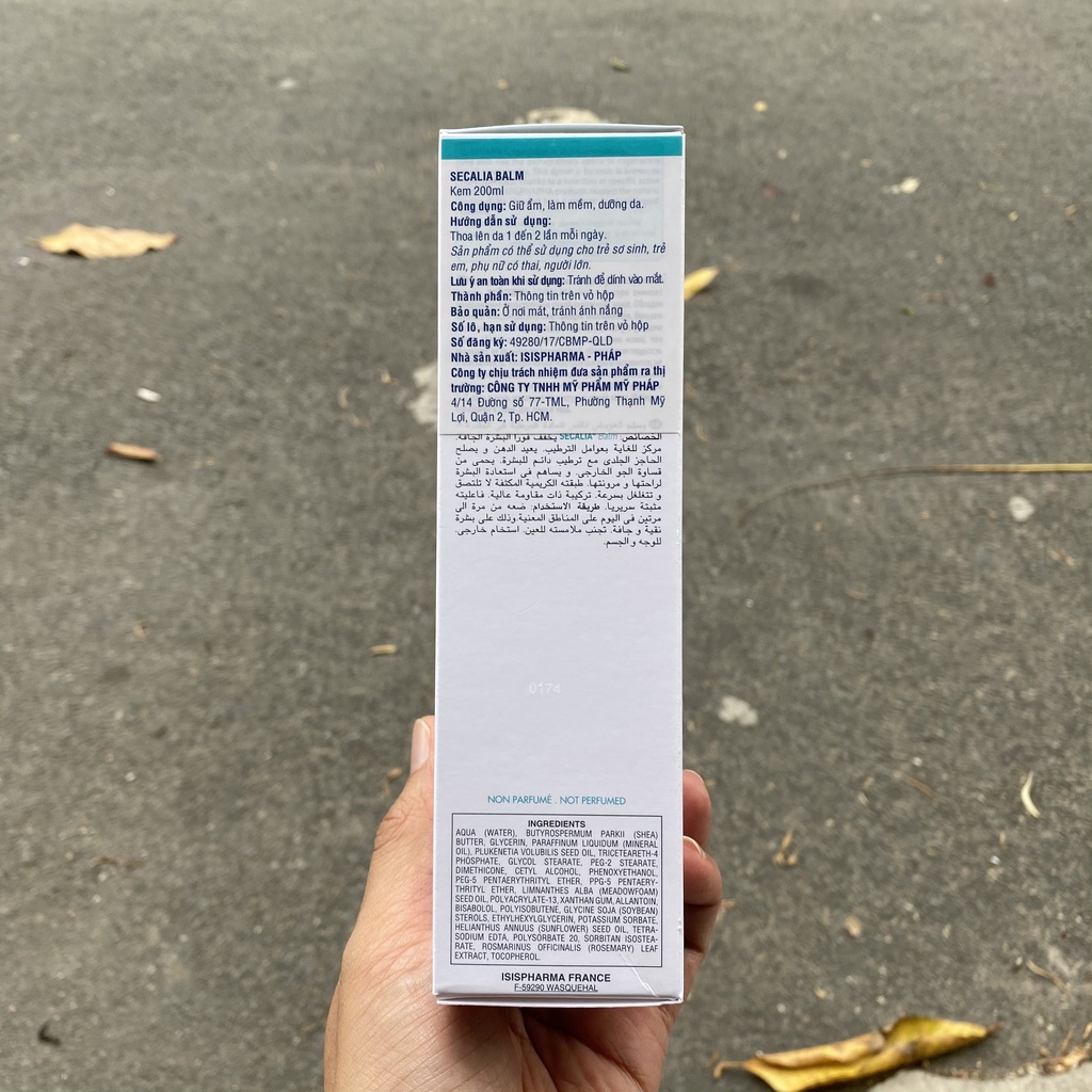 Kem dưỡng ẩm làm giảm khô da ISIS Pharma Secalia Balm 200ml
