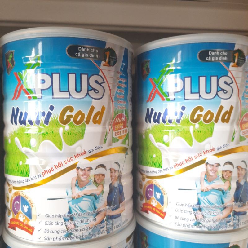 combo 2 lon xplus nutri gold 900g