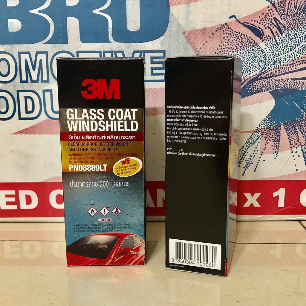Dung Dịch Chống Bám Nước Trên Kính Xe ÔTô 3M Glass Coat Windshield 200ml