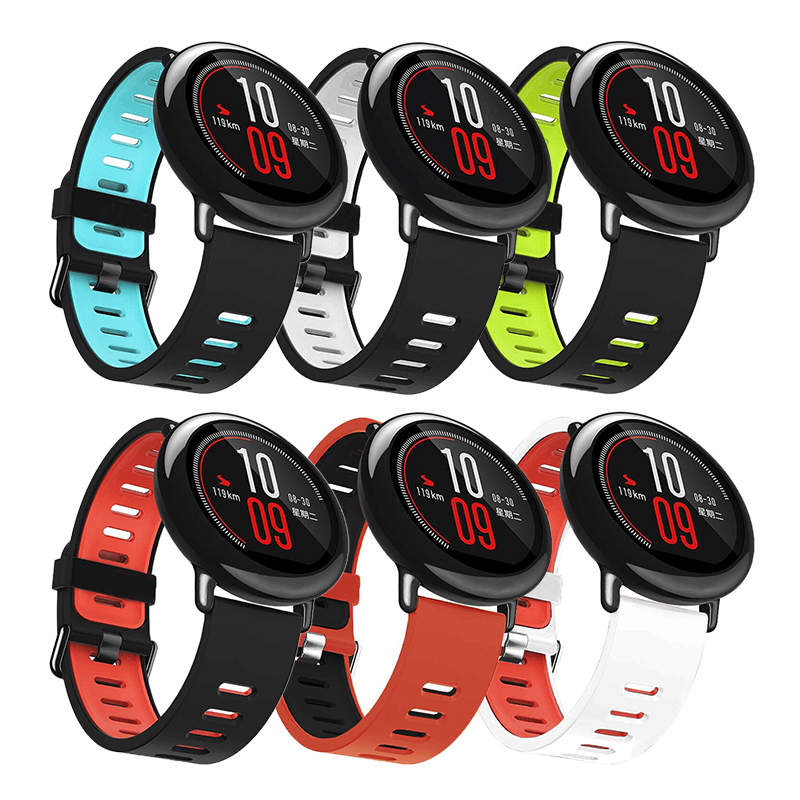 Dây Đeo Silicon Cho Đồng Hồ Thông Minh Xiaomi Huami Amazfit Bip Bit Pace Lite Youth