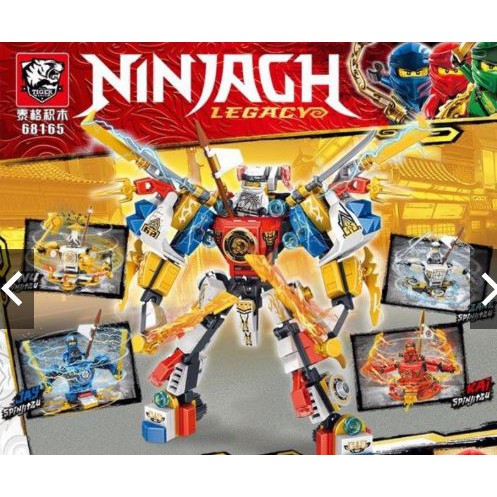 Lắp ráp xếp hình Lego Ninjago chiến cơ của các ninja