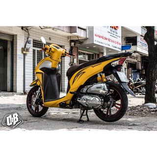 [D4B-Tem chuẩn xịn] Tem trùm xe Vision Yellow Black line