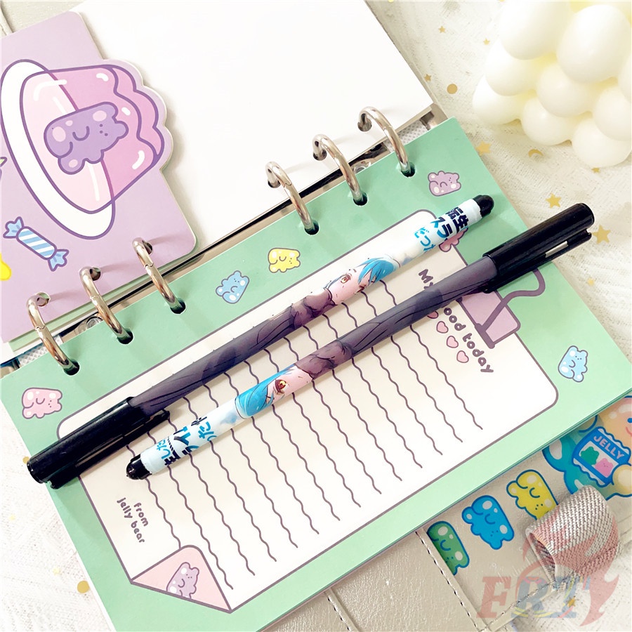 ✿ 1 Cái Thời Gian Đó Tôi Đã Được Phục Hồi Như Bút Slime Q-1 ✿ Bút Mực Gel Họa Tiết Hoạt Hình Rimuru Tempest Cho Văn Phòng Trường Học