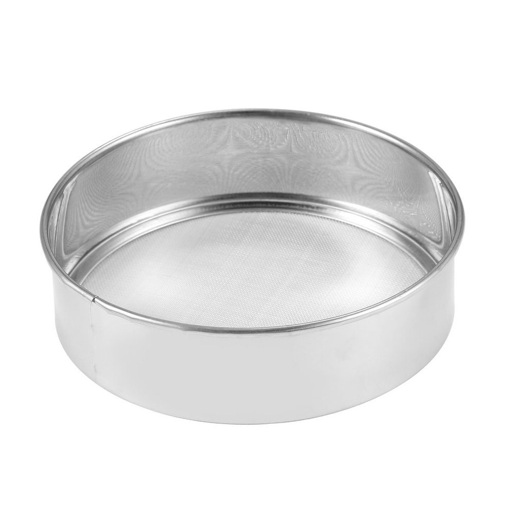 •NEW•Stainless Steel Mesh Flour Sifting Sifter Sieve Strainer Cake Baking Kitchen