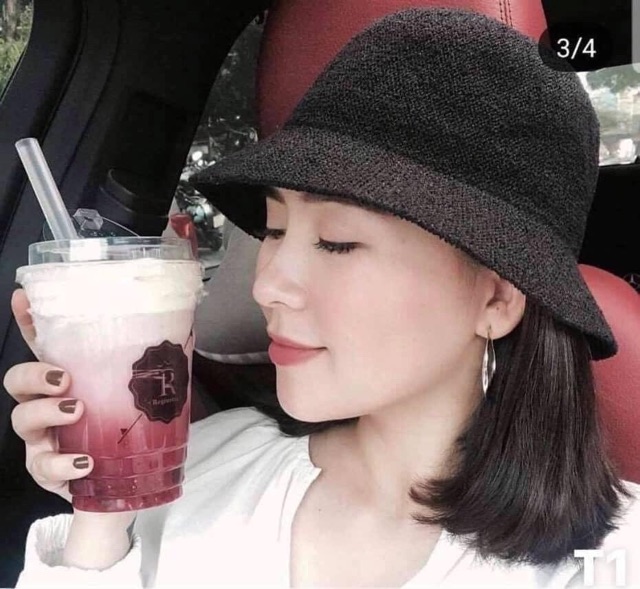 MŨ BUCKET CÓI CHỮ M SIÊU XINH