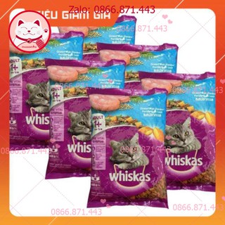 ⚡𝐅𝐑𝐄𝐄𝐒𝐇𝐈𝐏⚡ [GIẢM GIÁ] Hạt Whiskas thức ăn cho mèo con, mèo trưởng thành gói 400g - petshop số 01