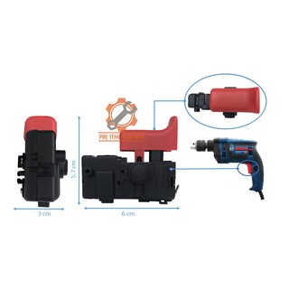 Công tắc máy khoan Bosch 13RE đầu 13mm chính hãng