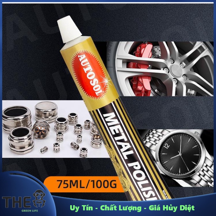 Kem Đánh Bóng Kim Loại, Inox ,Nhôm Autosol Metal Polish  Tăng Khăn ---Uy Tín - Chất Lượng - Giá H