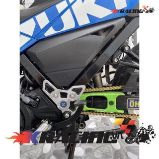 Hàng chất lượng nẹp sườn nhôm cnc gắn raider-satria 123