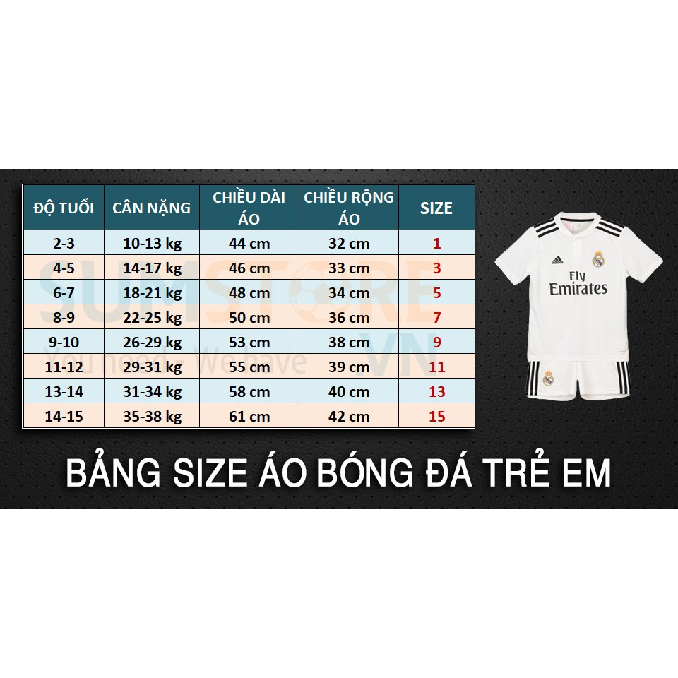 PSG Trắng Nhí - Đồ Đá Banh Thể Thao Trẻ Em Mới Đẹp