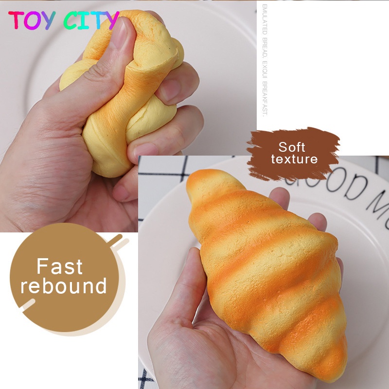 Đồ Chơi Nắn Bóp Y164 Hình Bánh Mì Mini Cho Bé 2-6 Tuổi