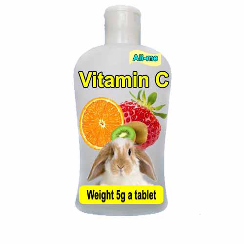 1 Viên Sủi Pha Nước Cung Cấp Vitamin C, Vitamin B cho các bé Bọ Ú, Thỏ, Guinea pig, Chinchila