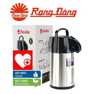 Phích Gữ Nhiệt Inox Rạng Đông RD 2045 ST1.E (2L)- 1045 ST1.E (1L), Chính Hãng, bảo hành 1 năm