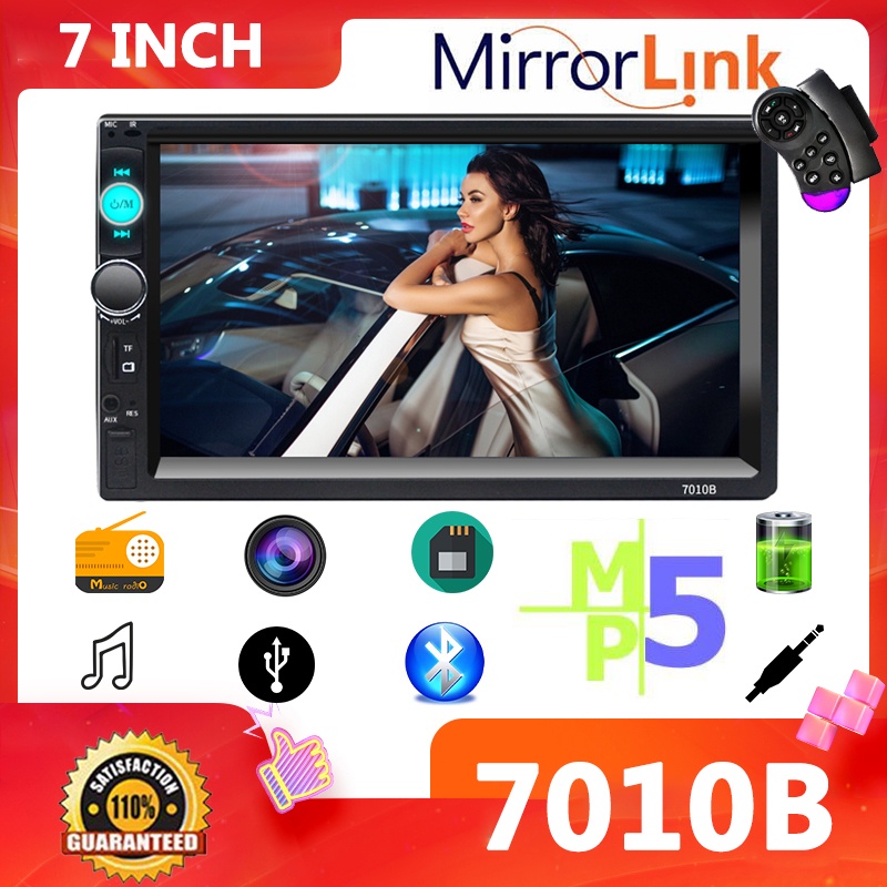 Máy Nghe Nhạc MP5 Bluetooth MP5 Màn Hình Cảm Ứng 7Inch Hỗ Trợ Thẻ TF FM 7010B Dành Cho Ô Tô