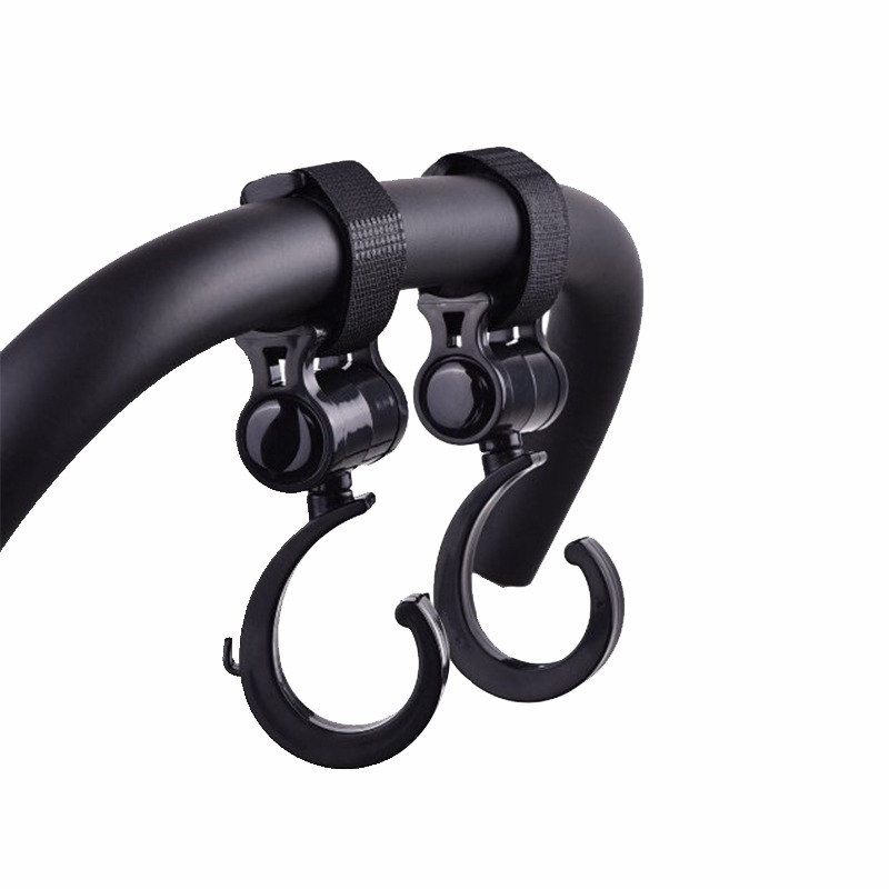Set 2 Móc Treo Dù Xoay 360 Độ Gắn Xe Đẩy Em Bé