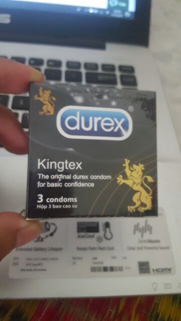 Bao cao su ÔM SÁT Durex Kingtex hộp - 3 cái