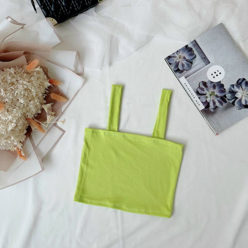 Áo 2 dây bảng bự croptop cá tính.