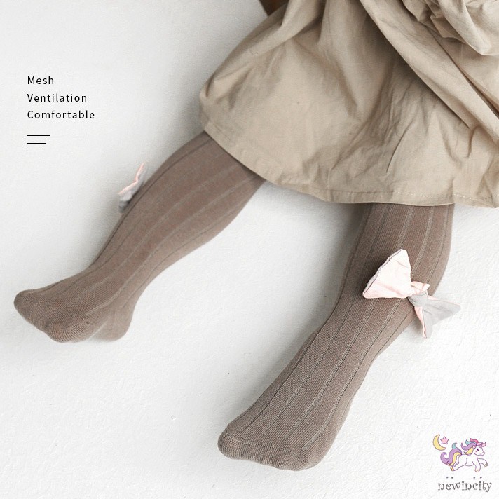 Quần legging phối nơ phong cách thời trang tinh tế cho bé gái