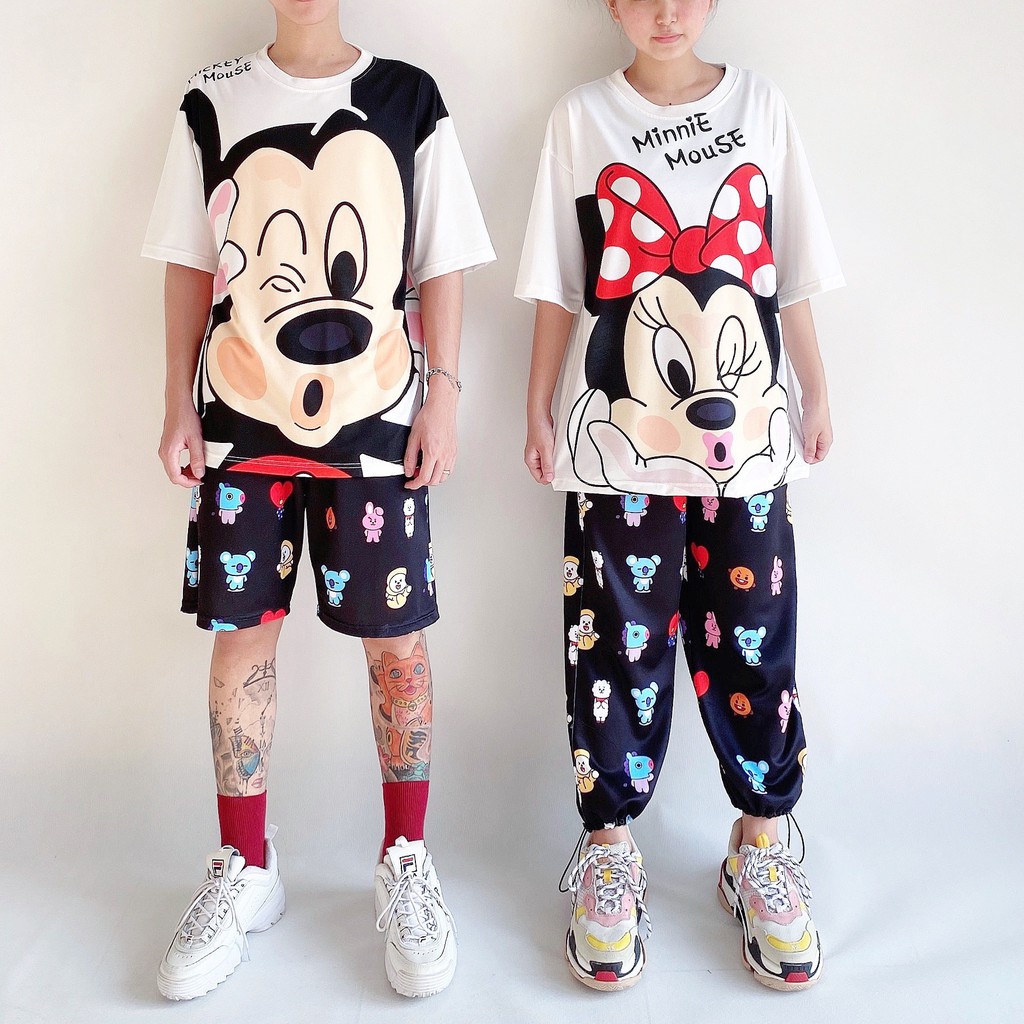 Quần Hoạt Hình Dài Dây Rút Lai Cartoon Pant Oversize Ulzzang Unisex - MM | BigBuy360 - bigbuy360.vn