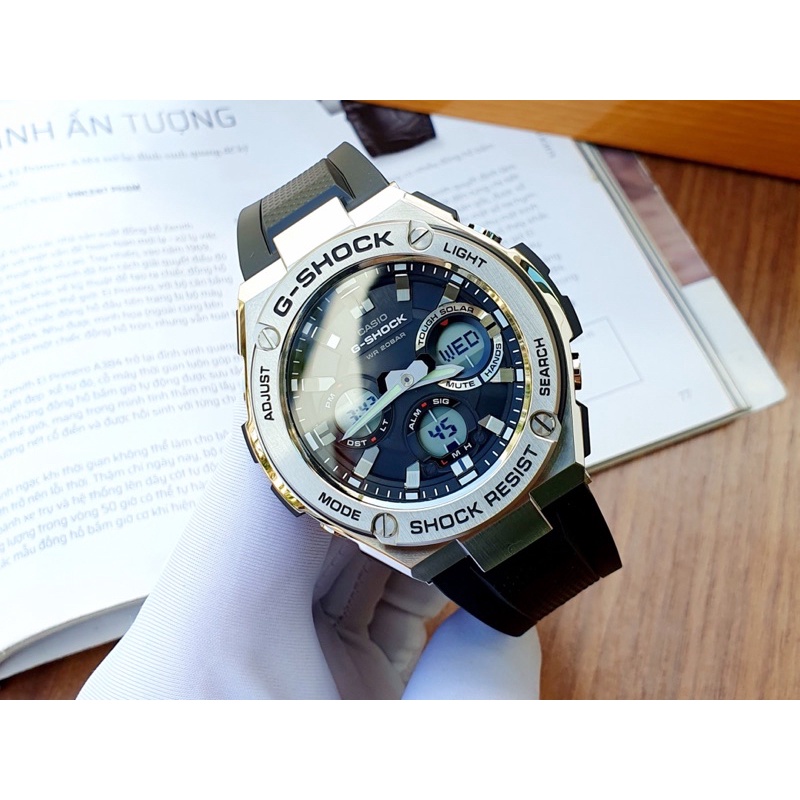 ĐỒNG HỒ NAM CHÍNH HÃNG Casio Gshock GST-S110-1ADR Quartz