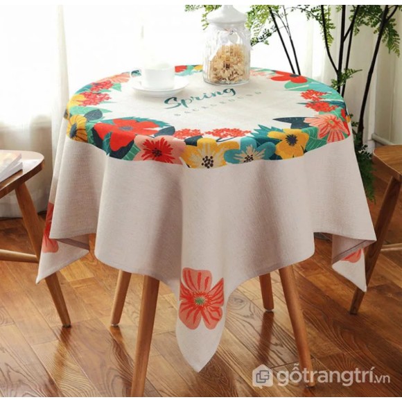 [ Xả kho ] Khăn trải bàn tròn, Khăn trải bàn, khăn trải bàn ăn, khăn trải bàn hình chữ nhật, tấm phủ bàn ăn đẹp lạ