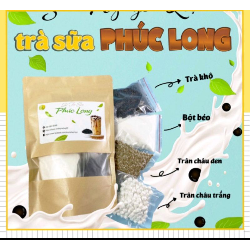 Set Nguyên Liệu Pha Trà Sữa Phúc Long