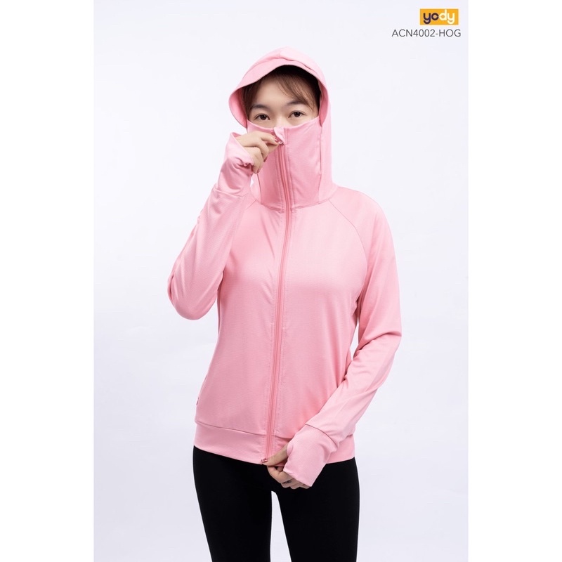 Áo chống nắng thông hơi dáng ngắn cao cổ