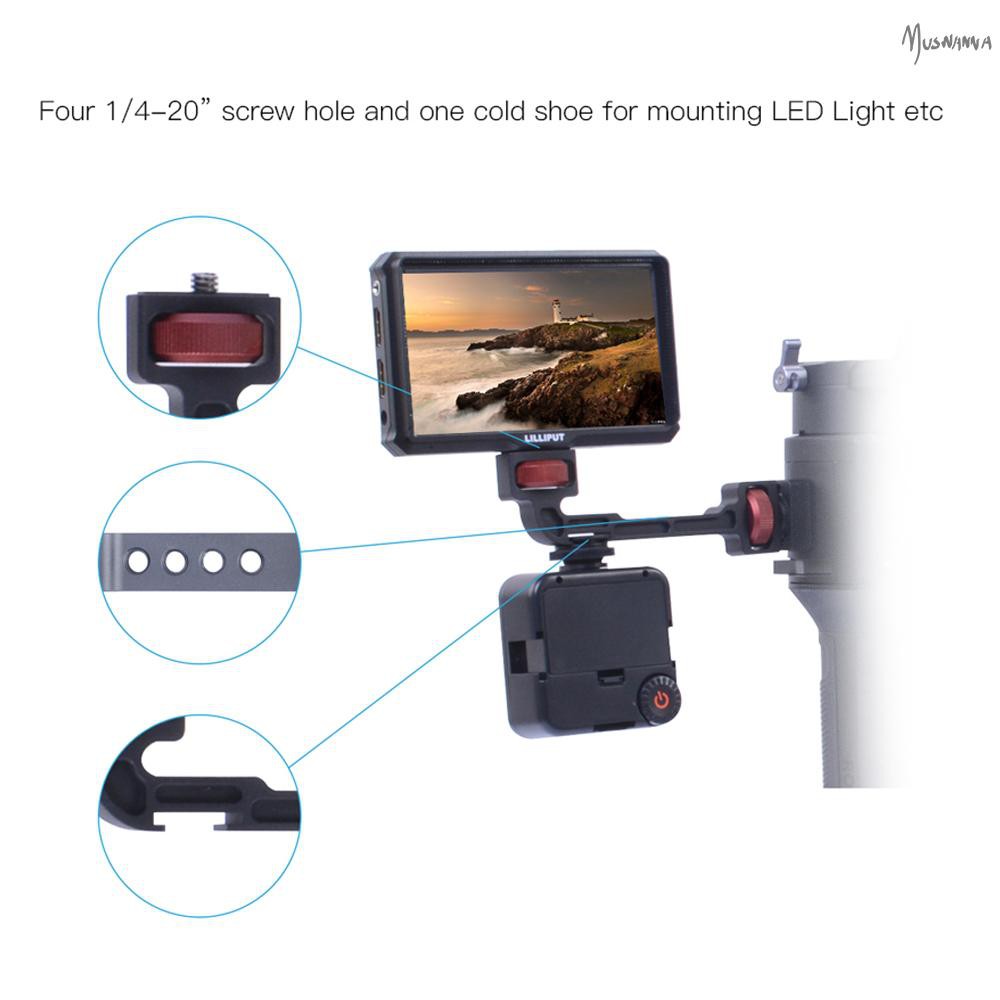 Giá Đỡ Cố Định 1 / 4 Inch Gắn Đèn Led Cho Dji Ronin S / Sc Zhiyun Weebill S / Labo 3