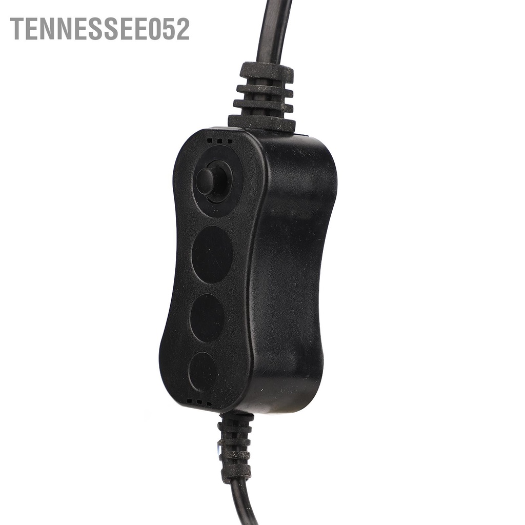 Tennessee052 Đèn LED bể cá siêu mỏng Độ sáng cao bền với giá đỡ EU Cắm 220V 10W