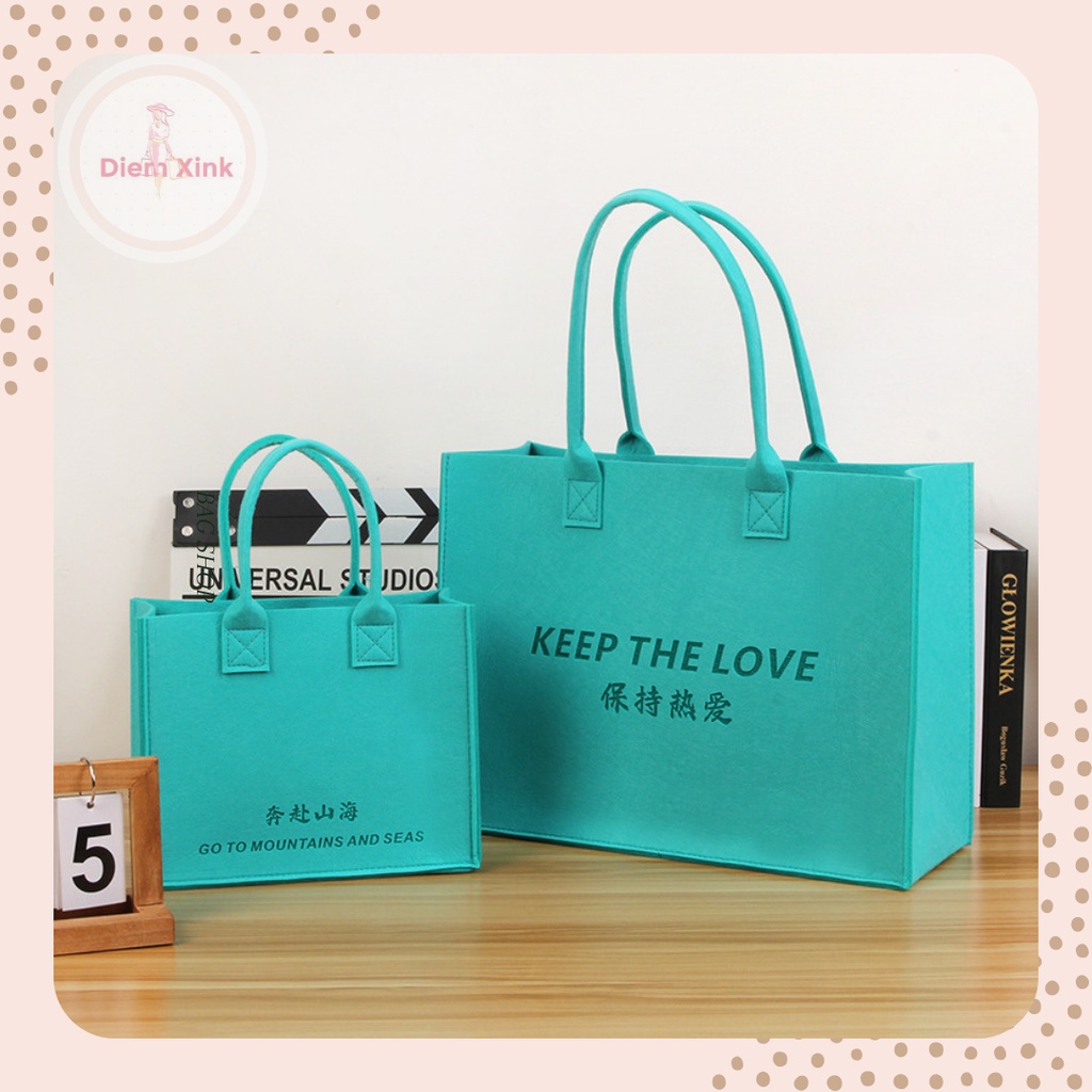 Túi đeo vai, Túi keep the love màu hồng siêu hot Hàng có sẵn- Diem Store- Tsx078-7-10