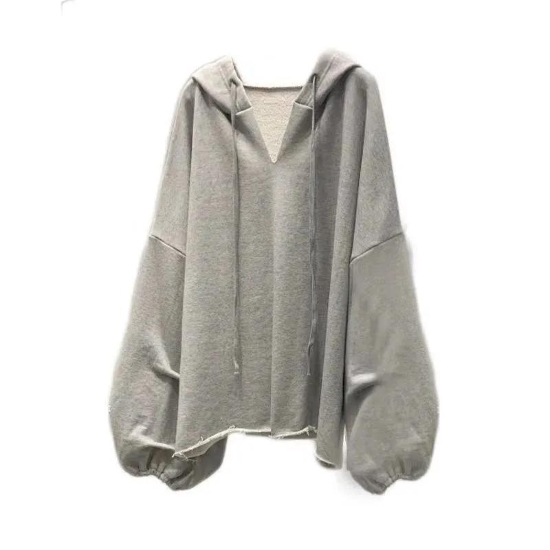 Áo Hoodie Dài Tay Vải Mỏng Thời Trang Mùa Thu Dành Cho Nữ