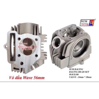 Vỏ đầu wave độ trái 54-56 SumRacing