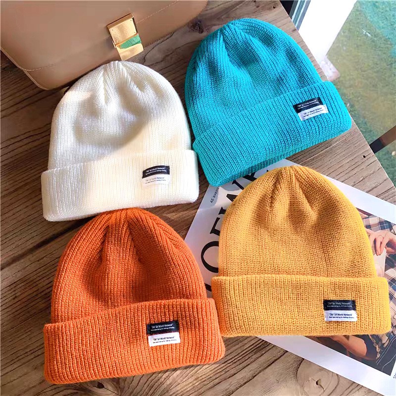 Mũ Len NAM NỮ Ulzzang Beanie Trơn MẪU MỚI 2021 GIÁ RẺ NHIỀU MÀU MN24