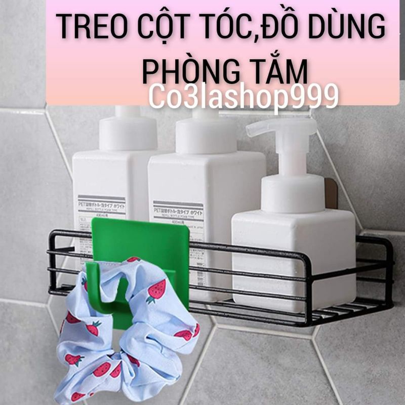 Móc nhựa cài kệ sắt/kệ inox treo phụ kiện đồ dùng (1 CÁI)