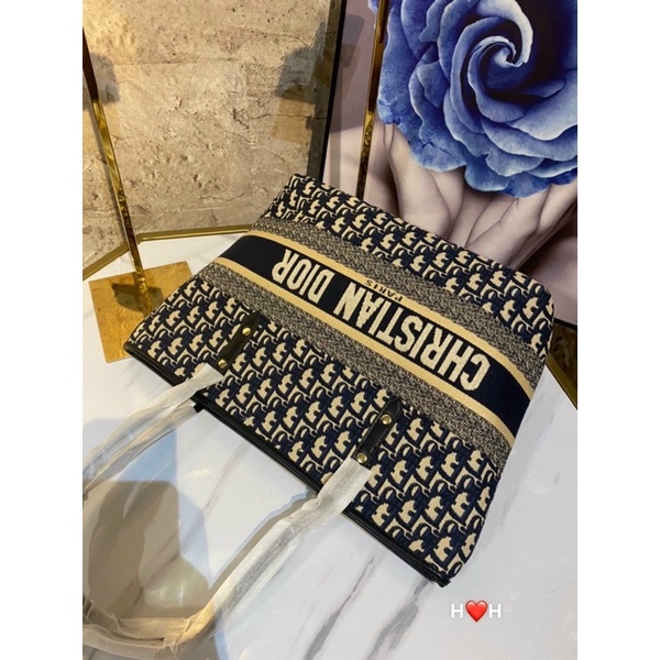 Túi xách nữ dáng công sở thổ cẩm DI O size 32cm