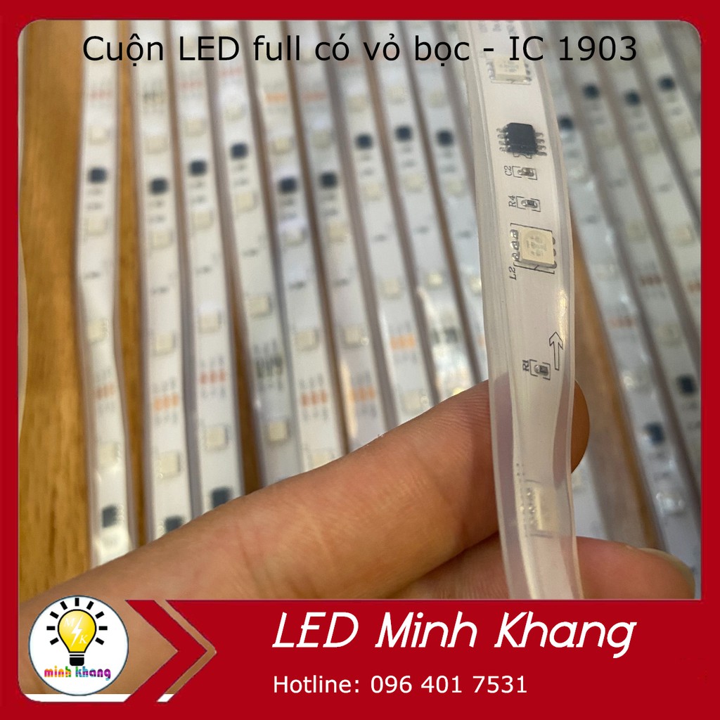 Cuộn Led full ic 1903 - dài 5m ( có vỏ bọc chống nước )