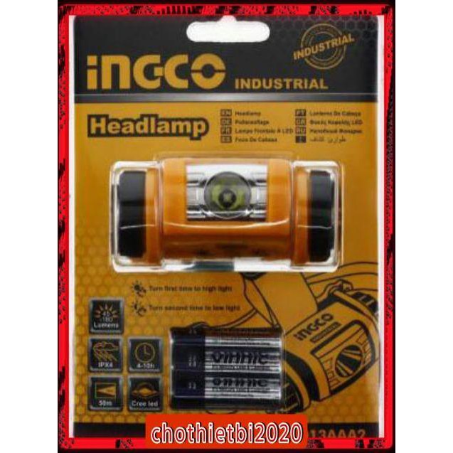 3AAA Đèn pha đội đầu INGCO HHL013AAA