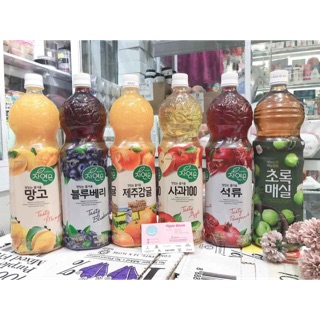 Nước ép trái cây WOONGJIN Hàn Quốc chai 1,5L Hàn Quốc