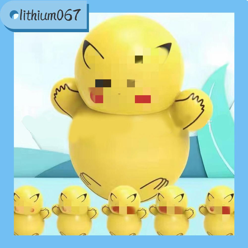 Lithium067 Phim hoạt hình Wobbler Đồ chơi Màu sắc tươi sáng Giảm căng thẳng trang trí cho máy tính để bàn Quà tặng sinh nhật Giáng