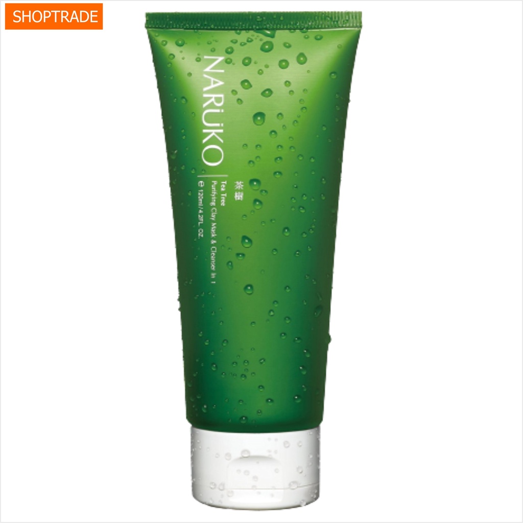 SỮA RỬA MẶT NARUKO TRÀM TRÀ NHẬP KHẨU CHÍNH HÃNG ĐÀI LOAN Naruko Tea Tree Purifying Clay Mask and Cleanser 3 in 1 120 gr