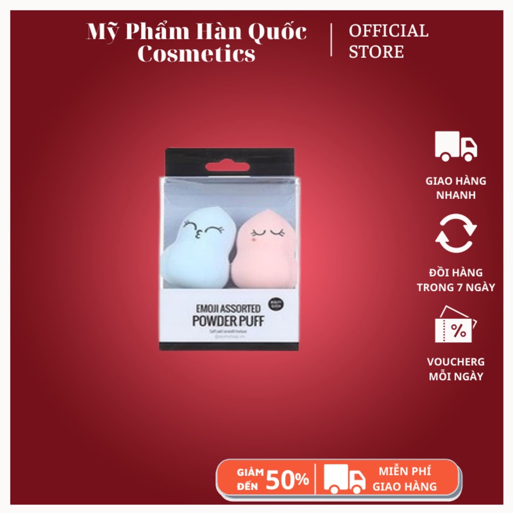 MÚT TÁN NỀN MINISO EMOJI ASSORTED POWDER PUFF