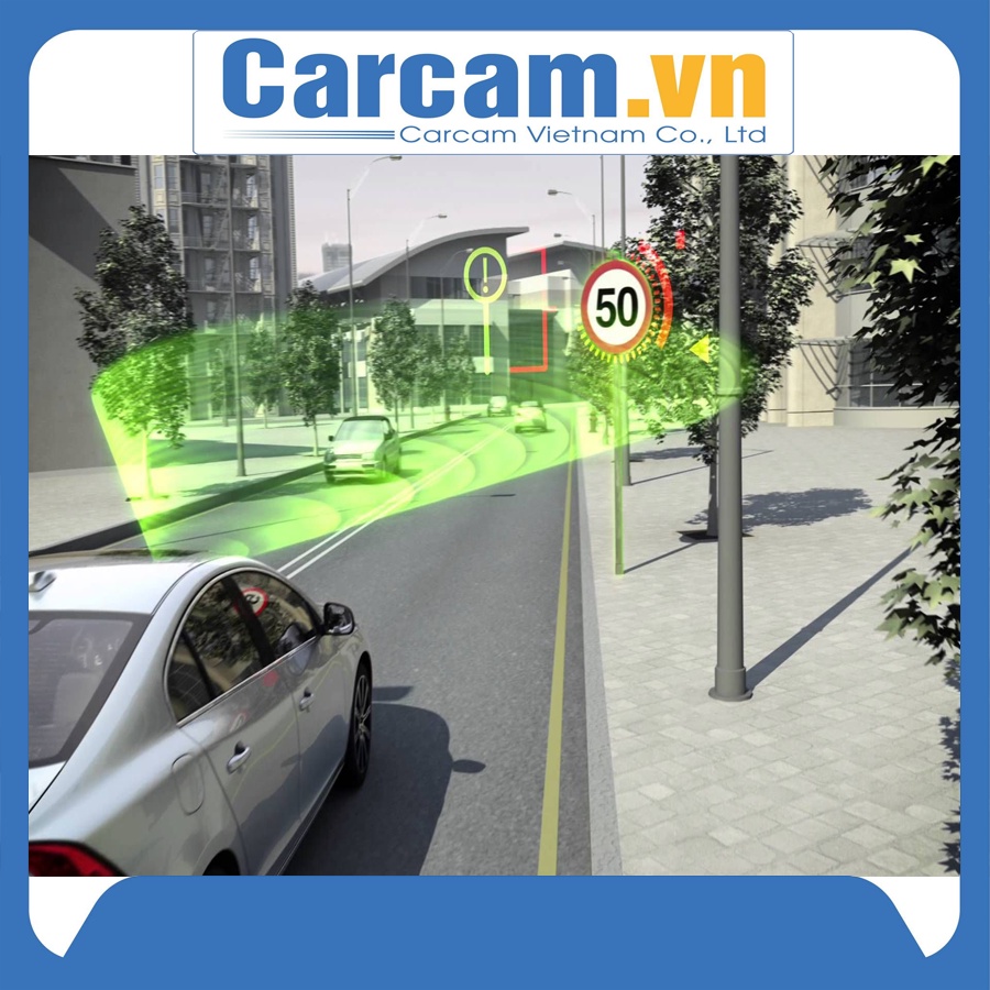 Camera hành trình carcam W8S, đọc biển báo giao thông, ghi hình 4K