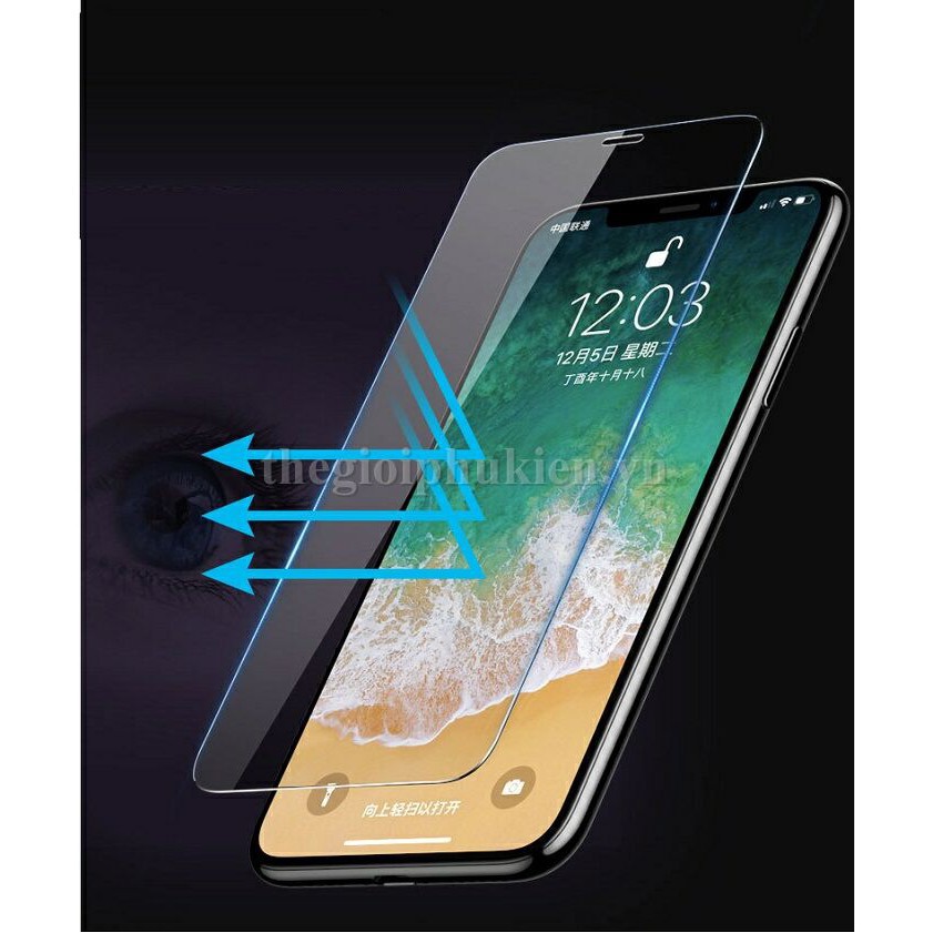 Kính cường lực iPhone 12 Mini 12 12 pro max 11 Pro X XS MAX XR 5 5s SE 5c 6 6s 7 8 Plus 2020 2.5D trong suốt