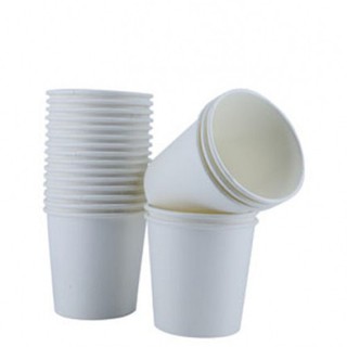 Ly giấy trắng 6.5 OZ 185ml - 7,4x7,3x4,9 (Lốc 50 cái)