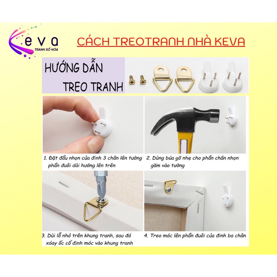 Tranh Sơn Dầu Số Hóa Tự Tô Màu Theo Số Mẫu Đại Dương - WM 5433 Kèm Màu Acrylic Kích Thước 40x50cm
