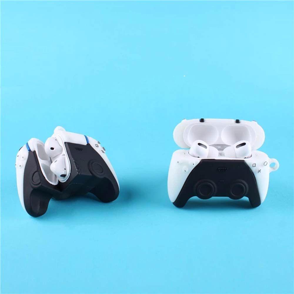Vỏ Bảo Vệ Hộp Sạc Tai Nghe Bluetooth Airpods Bằng Silicon Hình Máy Chơi Gameboy 3D Dễ Thương Ốp