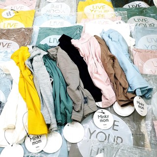 Áo Tay Dài Giữ Nhiệt Minky Mom Nhiều Size Cho Bé